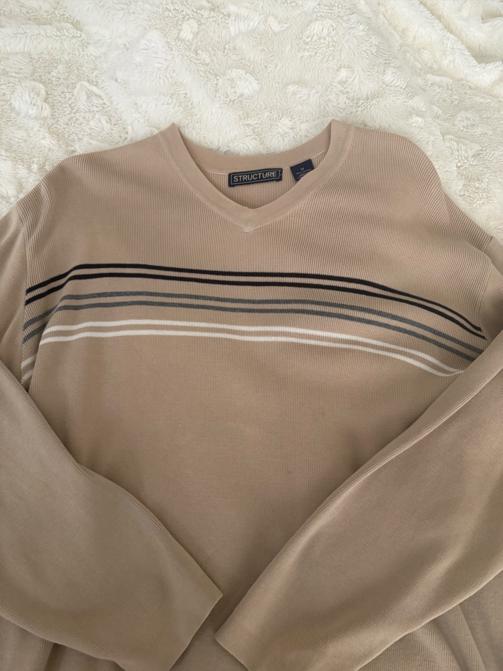 Structure Beige Sweater - Picture 3 of 3